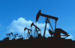 Conventional Oil Production Stock Photo