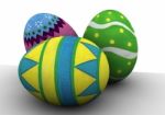 Easter Eggs Stock Photo