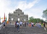 Ruins Of St. Paul's Cathedral Stock Photo