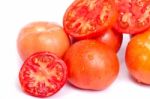 Fresh Red Tomato Stock Photo