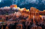 A New Day Dawning At Bryce Canyon Stock Photo