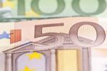 50 Euro Money Macro Stock Photo