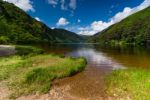 Upper Lake In Glendalough Stock Photo