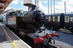 Paignton Devon/uk - July 28 : 4277 Br Steam Locomotive Gwr 4200 Stock Photo