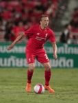 Lucas Leiva Of Liverpool Stock Photo