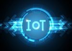 Internet Of Things Technology Circle Abstract Background Stock Photo