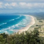 Pristine Beach On Moreton Island.  Stock Photo