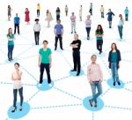 Diversified People Networking Stock Photo