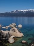 Landscape Of Lake Tahoe Stock Photo