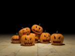 3d Pumpkin Heads Stock Photo