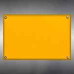 Golden Steel Plate Stock Photo