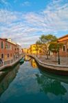 Venice Italy San Nicolo Dei Mendicoli Church Stock Photo