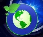 Eco Friendly Indicates Go Green And Earth Stock Photo