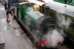 C Class Steam Engine At Sheffield Park Station Stock Photo