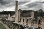 Port Arthur Building In Tasmania, Australia Stock Photo