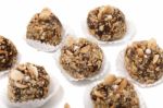 Traditional Fig And Almond Balls Stock Photo