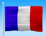 France Flag Means French Country And Nationality Stock Photo