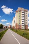 New Residential Area In The City Stock Photo