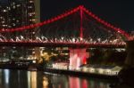 Story Bridge In Brisbane Stock Photo