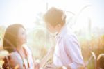 Asian Couple Stock Photo