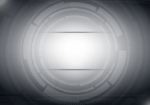 Abstract Technology Circles  Background Stock Photo