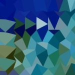 Blue Pigment Abstract Low Polygon Background Stock Photo