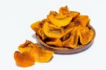 Dried Persimmons Stock Photo