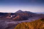 Bromo Volcano At Sunrise, Java, Indonesia Stock Photo