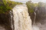 Victoria Falls In Zambia Stock Photo