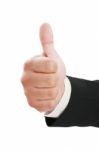 Thumbs Up Symbol Stock Photo