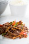 Chinese Beef And Vegetables Stock Photo