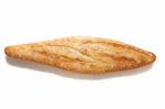 Traditional Baguette On White Background Stock Photo