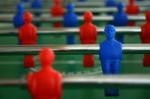 Table Football Stock Photo