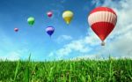 Hot Air Balloons Stock Photo