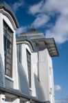 Cardiff Uk March 2014 - View Of Penarth Pier Stock Photo