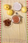 Traditional Quince Jam Stock Photo