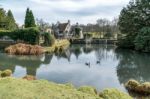 View Of  A Building On The Scotney Castle Estate Stock Photo