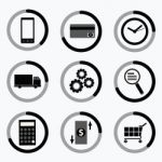 Business Web Icon Stock Photo