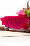 Fresh Dragon Fruit Stock Photo