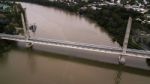 View Of The Eleanor Schonell Bridge In West End, Brisbane Stock Photo