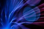 Fibre Optic Abstract Stock Photo