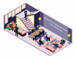 Illustration Of Info Graphic Interior  Room Concept Stock Photo