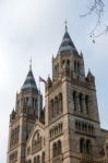 Exterior Facade Of The Natural History Museuem In London Stock Photo