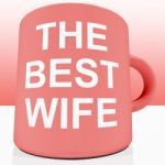 The Best Wife Mug Stock Photo