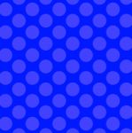 Blue Polka Dots Stock Photo