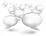 Speech Bubbles Stock Photo