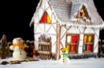 Gingerbread House Stock Photo