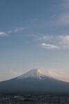 Mt Fuji View In Twilight Stock Photo