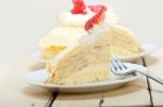 Crepe Pancake Cake Stock Photo