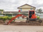 Backhoe Stock Photo